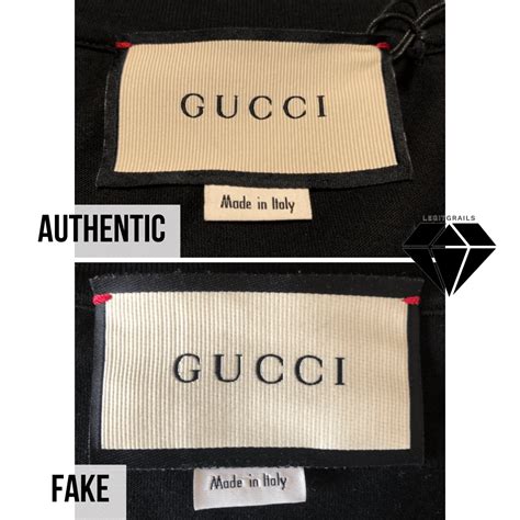 real gucci shirt tag|how to authenticate vintage Gucci.